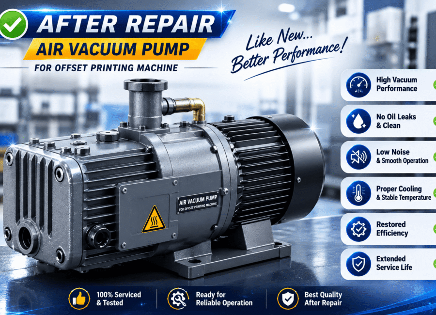 Air Vacuum Pump After Repair