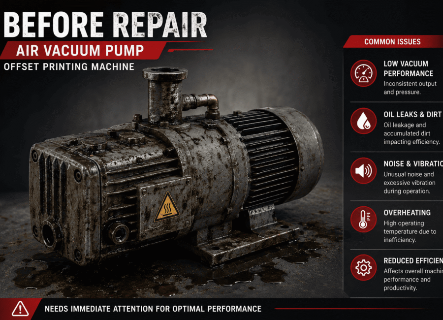 Air Vacuum Pump Before Repair